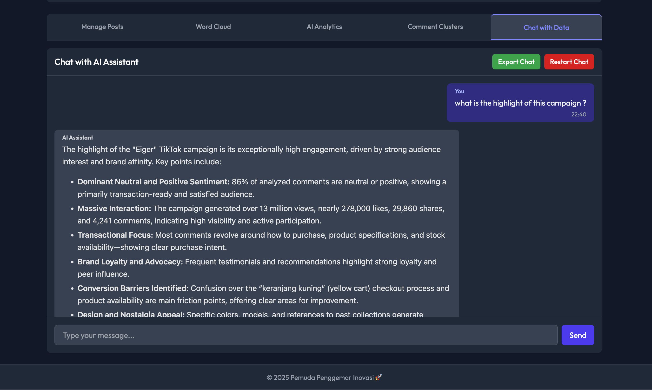 AI Chat Interface